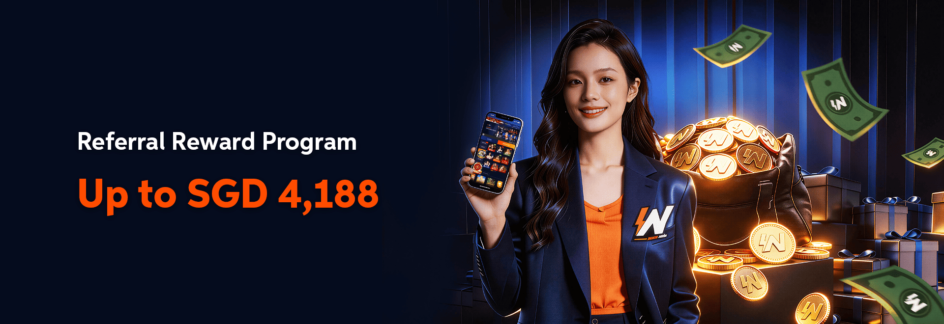 Referral Reward Program — sureWin Singapore
